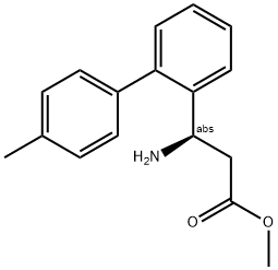 METHYL (3R)-3-AMINO-3-[2-(4-METHYLPHENYL)PHENYL]PROPANOATE Struktur