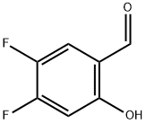 4,5-DIFLUORO-2-HYDROXYBENZALDEHYDE Struktur