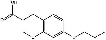 7-PROPOXYCHROMANE-3-CARBOXYLIC ACID Struktur