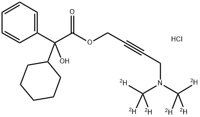 DIMETHYL OXYBUTYNIN-D6 HCL Struktur