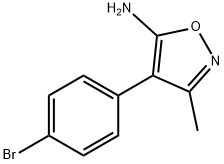 4-(4-BROMOPHENYL)-3-METHYLISOXAZOL-5-AMINE Struktur