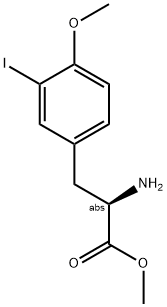 METHYL (2R)-2-AMINO-3-(3-IODO-4-METHOXYPHENYL)PROPANOATE Struktur