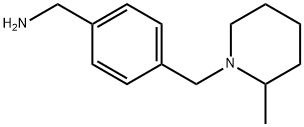 1-(4-[(2-METHYLPIPERIDIN-1-YL)METHYL]PHENYL)METHANAMINE Struktur