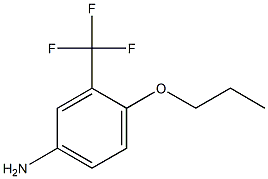 4-PROPOXY-3-TRIFLUOROMETHYL-PHENYLAMINE Struktur