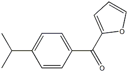 2-(4-ISOPROPYLBENZOYL)FURAN Struktur