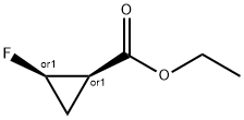 CIS-ETHYL 2-FLUOROCYCLOPROPANECARBOXYLATE Struktur