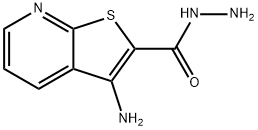 3-AMINOTHIENO[2,3-B]PYRIDINE-2-CARBOHYDRAZIDE Struktur