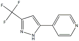 5-(PYRIDINE-4-YL)-3-(TRIFLUOROMETHYL)PYRAZOLE Struktur