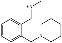 METHYL-(2-PIPERIDIN-1-YLMETHYL-BENZYL)-AMINE Struktur