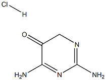 2,4-DIAMINO-5-OXO-PYRIMIDINE HYDROCHLORIDE Struktur