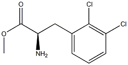 METHYL (2R)-2-AMINO-3-(2,3-DICHLOROPHENYL)PROPANOATE Struktur