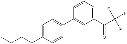 3'-(4-N-BUTYLPHENYL)-2,2,2-TRIFLUOROACETOPHENONE Struktur