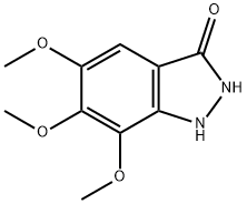 5,6,7-TRIMETHOXY-3-HYDROXY[1H]INDAZOLE Structure