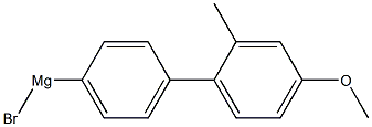 4-(4-METHOXY-2-METHYLPHENYL)PHENYLMAGNESIUM BROMIDE Struktur