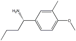 (1S)-1-(4-METHOXY-3-METHYLPHENYL)BUTYLAMINE Struktur