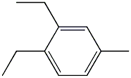 1,2-DIETHYL-4-METHYLBENZENE Struktur