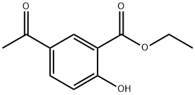 5-ACETYL-2-HYDROXYBENZOIC ACID ETHYL ESTER Struktur