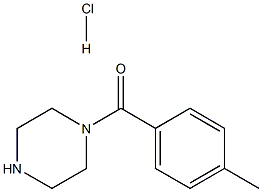 PIPERAZIN-1-YL-P-TOLYL-METHANONE HYDROCHLORIDE Struktur