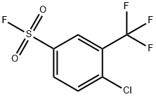 4-CHLORO-3-(TRIFLUOROMETHYL)-BENZENESULFONYL FLUORIDE Struktur