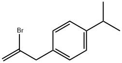 2-BROMO-3-(4-ISOPROPYLPHENYL)-1-PROPENE Struktur