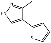 3-METHYL-4-(2-THIENYL)-1H-PYRAZOLE Struktur