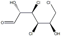 3,4,6-TRICHLORO-3,4,6-TRIDEOXYGLUCOSE Struktur