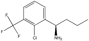 (1R)-1-[2-CHLORO-3-(TRIFLUOROMETHYL)PHENYL]BUTYLAMINE Struktur