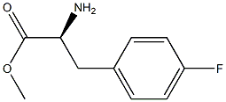 METHYL (2S)-2-AMINO-3-(4-FLUOROPHENYL)PROPANOATE Struktur