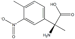 (2S)-2-AMINO-2-(4-METHYL-3-NITROPHENYL)PROPANOIC ACID Struktur