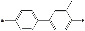 4-BROMO-4'-FLUORO-3'-METHYLBIPHENYL Structure