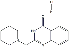 2-(PIPERIDIN-1-YLMETHYL)QUINAZOLIN-4(3H)-ONE HYDROCHLORIDE Struktur