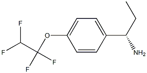 (1S)-1-[4-(1,1,2,2-TETRAFLUOROETHOXY)PHENYL]PROPYLAMINE Struktur