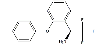 (1S)-2,2,2-TRIFLUORO-1-[2-(4-METHYLPHENOXY)PHENYL]ETHYLAMINE Struktur