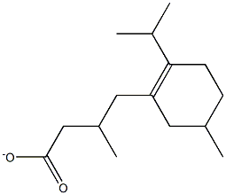 MENTHENE-ISO-VALERATE Struktur