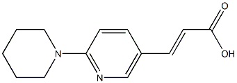 3-(3,4,5,6-TETRAHYDRO-2H-[1,2']BIPYRIDINYL-5'-YL)-ACRYLIC ACID Struktur