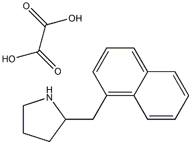 2-(1-NAPHTHYLMETHYL)PYRROLIDINE OXALATE Struktur