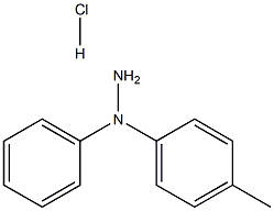 4-METHYLPHENYLPHENYLHYDRAZINE HCL Struktur