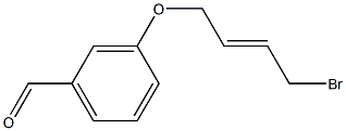 3-(4-BROMO-BUT-2-ENYLOXY)-BENZALDEHYDE Struktur