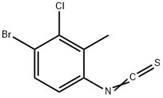 4-BROMO-3-CHLORO-2-METHYLPHENYL ISOTHIOCYANATE Struktur