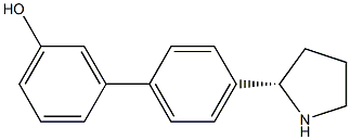 3-[4-((2S)PYRROLIDIN-2-YL)PHENYL]PHENOL Struktur