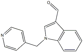 1-(PYRIDIN-4-YLMETHYL)-1H-INDOLE-3-CARBALDEHYDE Struktur