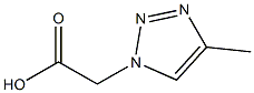 (4-METHYL-[1,2,3]TRIAZOL-1-YL)-ACETIC ACID Struktur