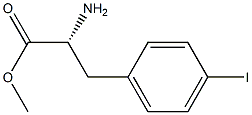 METHYL (2R)-2-AMINO-3-(4-IODOPHENYL)PROPANOATE Struktur