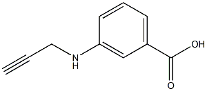 3-(PROP-2-YNYLAMINO)BENZOIC ACID Struktur