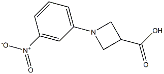 1-(3-NITRO-PHENYL)-AZETIDINE-3-CARBOXYLIC ACID Struktur