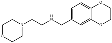 N-(2,3-DIHYDRO-1,4-BENZODIOXIN-6-YLMETHYL)-2-MORPHOLIN-4-YLETHANAMINE Struktur