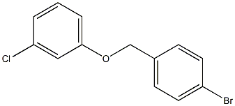 4-BROMOBENZYL-(3-CHLOROPHENYL)ETHER Struktur