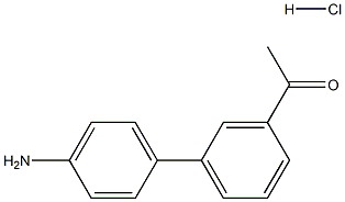 1-(4'-AMINO-BIPHENYL-3-YL)-ETHANONE HYDROCHLORIDE Struktur