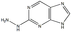 9H-PURIN-2-YL-HYDRAZINE Struktur