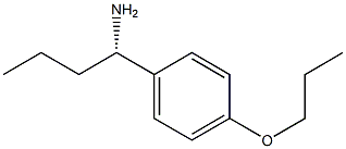 (1S)-1-(4-PROPOXYPHENYL)BUTYLAMINE Struktur